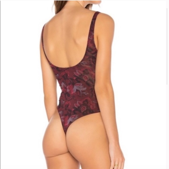 ❤️SOLD ON DEPOP❤️ Free People Bodysuit 🥀 Freesia Black Mesh - Picture 4 of 8